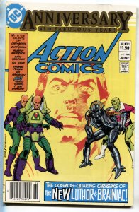 Action #544--1983--1st Lex Luthor Armor--Brainiac--COMIC BOOK