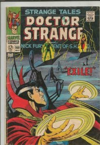 Strange Tales #168 ORIGINAL Vintage 1968 Marvel Comics Dr Strange Nick Fury 