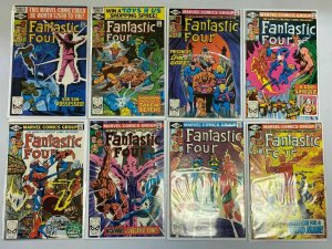 Fantastic Four comic lot from:#222-248 DIR (1st series) 17 diff 6.0 FN (1980-82)