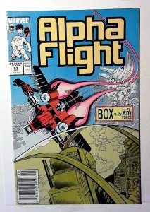 Alpha Flight #63 (1988) Marvel 8.5 VF+ Newsstand 1st Print Comic Book