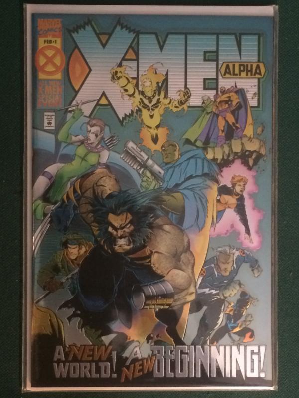 X-Men Alpha #1 Metallic/Reflective cover Age of Apocalypse AOA