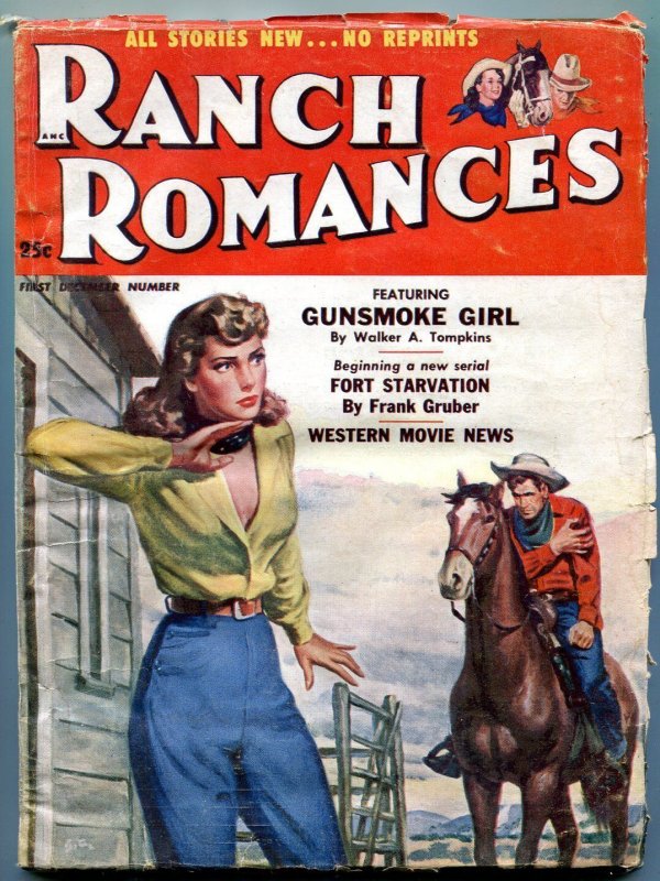 Ranch Romances December 1 1952- Western movies news-Frank Gruber