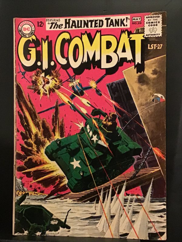 G.I. Combat #99 (1963) Mid-High-Grade grey-tone Haunted Tank Boca CERT FN/VF