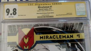 Miracleman  #1 (Mar 14, Marvel) CGC 9.8 signed by Neil Adams