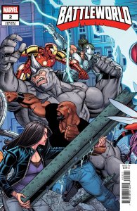 Battleworld #2 Nick Bradshaw 5 Part Connecting Variant B