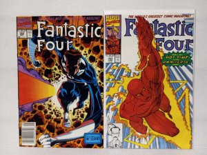 FANTASTIC FOUR #352 + 353 - FIRST MR. MOBIUS - FREE SHIPPING