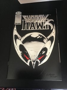 Shadowhawk #1 (1992) High grade black cover! Valentino art! NM- Wow!