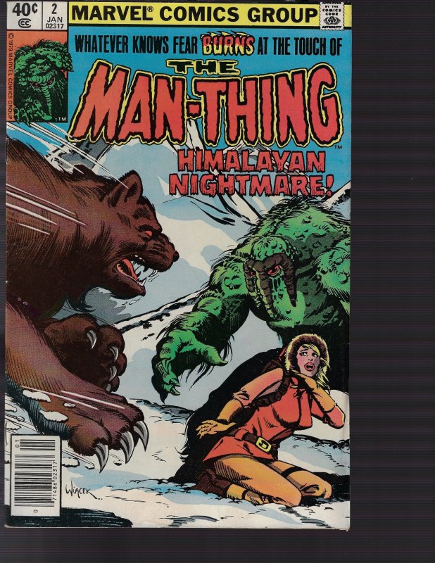 Man-Thing #2 (Marvel, 1980) VF-