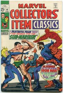 Marvel Collectors' Item Classics #19 1969 -FANTASTIC FOUR FN/VF