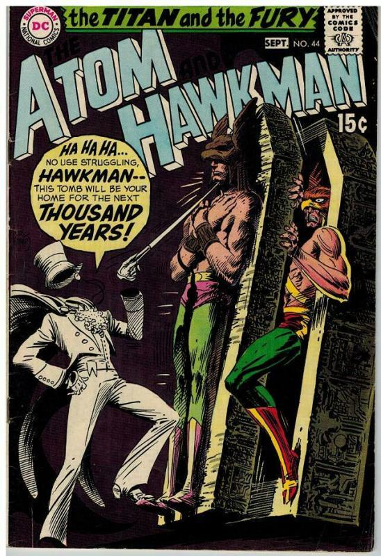 ATOM 44 VG Sept 1969 Kubert COMICS BOOK