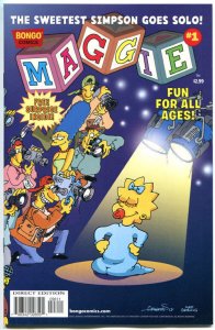 MAGGIE #1 B, NM, Simpsons, Bongo, Sergio Aragones, Bart, Lisa, Homer,Marge,2012