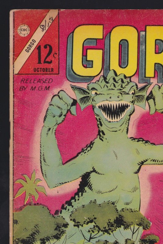 Gorgo #15 (Oct 1963) 2.5 GD+ Charlton Kaiju Monster Comic 