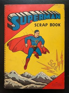 Vintage 1940 Superman Scrapbook by Saalfield Publishing!