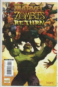 MARVEL ZOMBIES RETURN #4, Hulk, NM-, Arthur Suydam, 2009, Fantastic Four