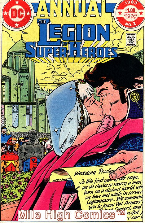 LEGION OF SUPER-HEROES ANNUAL (1982 Series) #2 Very Fine Comics Book