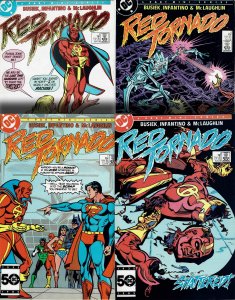 Red Tornado #1,2,3,4 Full Set, Mini-Series NM/NM-