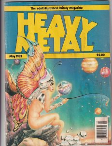 Heavy Metal Magazine May 1983 Moisture Damage