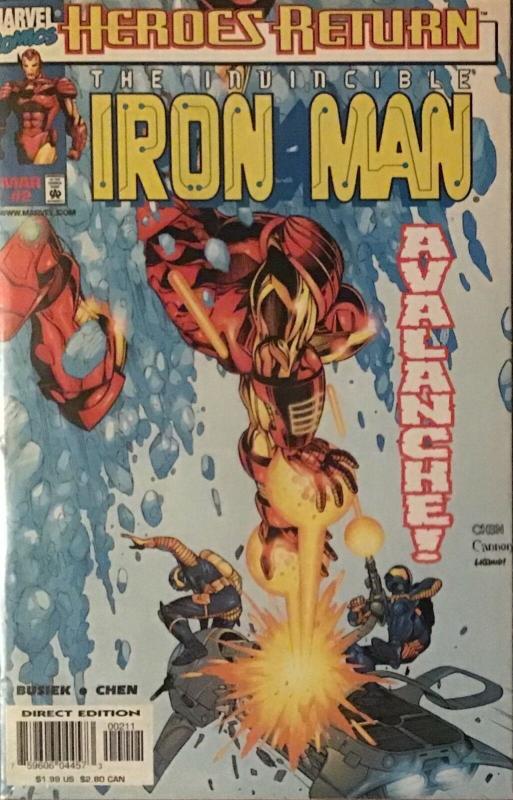 IRON MAN VOLUME 3 (1998)#1,2,4,5,6,7,8,9 ALL NM CONDITION 8 BOOK LOT