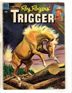 Roy Rogers Trigger # 15 VG/FN Dell Silver Age Comic Book Western Cowboy JL16