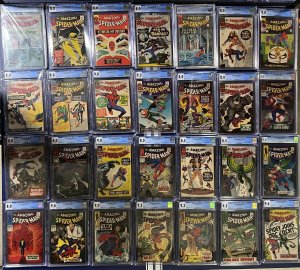 Amazing Fantasy 15 Spider-man 1-900 COMPLETE SET 85% ARE CGC 9.8 149 UP ALL 9.8 