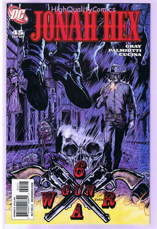 JONAH HEX #45, NM+, Gray, Palmiotti, Six Gun War, 2006, more JH in store