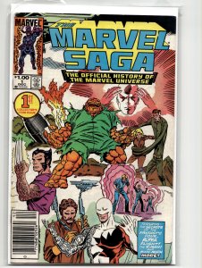 The Marvel Saga The Official History of the Marvel Universe #1 (1985) Marvel ...