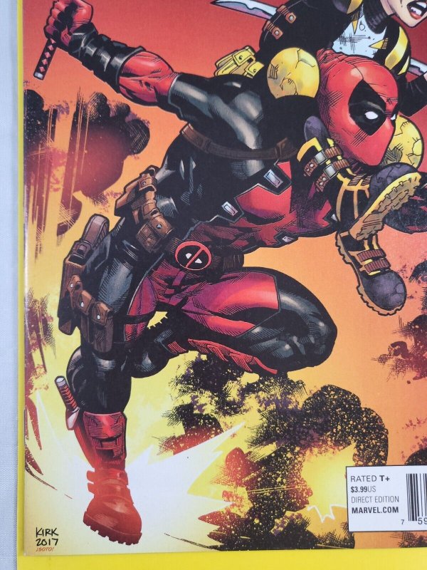 All-New Wolverine #21 Leonard Kirk 1:10 Deadpool Variant 2017 Marvel Comics