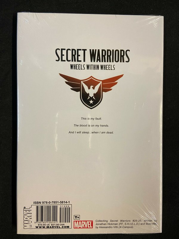 MARVEL PREMIERE EDITION SECRET WARRIORS SEALED HARDCOVER HICKMAN VITTI NM