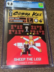 Cobra Kai the Karate Kid Saga Continues 3, 1:10 Retailer 8-Bit Variant, CGC 9.8