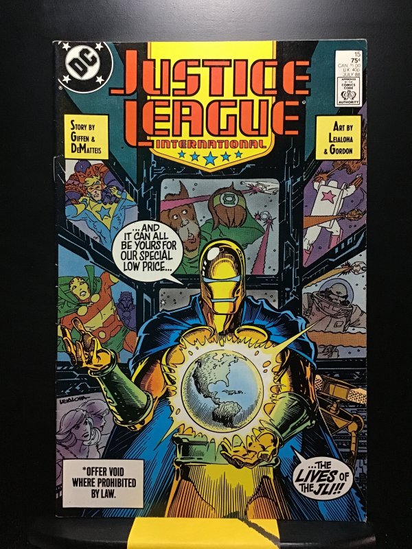 Justice League International #15 Direct Edition (1988)