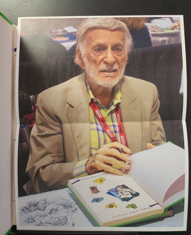 The Greatest Joker Stories Ever Told HC 1st Print Signed Jerry Robinson + Photo