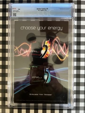 Action Comics #9 (2012) - CGC 9.8 PERFECT ! 1st Calvin Ellis Earth 23