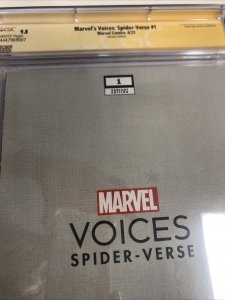Marvel's Voice : Spider verse (2023) # 1 (CGC 9.8 SS) Signed John Giang *Variant