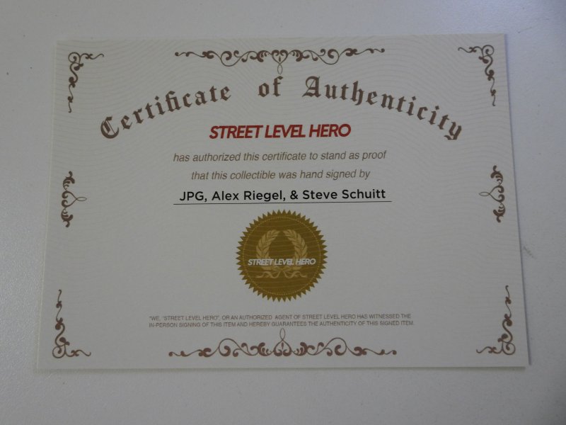 Ninja Funk #1 Homage Variant Signed W/COA NM- Condition