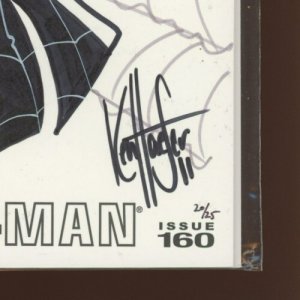 (2011) Ultimate Spider-Man #160: KEN HAESER SIGNED/REMARKED/SKETCHED! (9.2 OB)