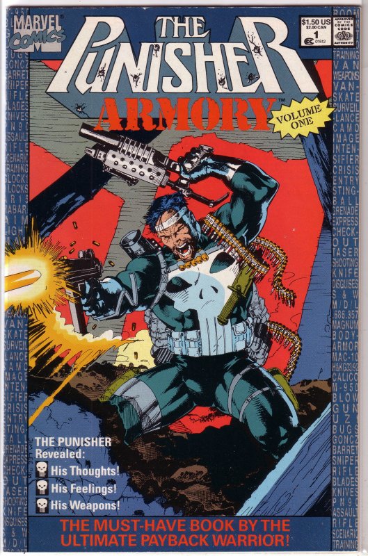 Punisher Armory #1 VG (1990) Jim Lee cover