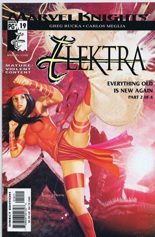 Elektra #19 ORIGINAL Vintage 2003 Marvel Comics GGA