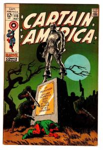 CAPTAIN AMERICA #113 1969 comic book MARVEL JIM STERANKO - VF