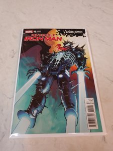 INVINCIBLE IRON MAN #5 VENOM VENOMIZED VAR COVER COMIC BOOK LOT RIRI WILLIAMS