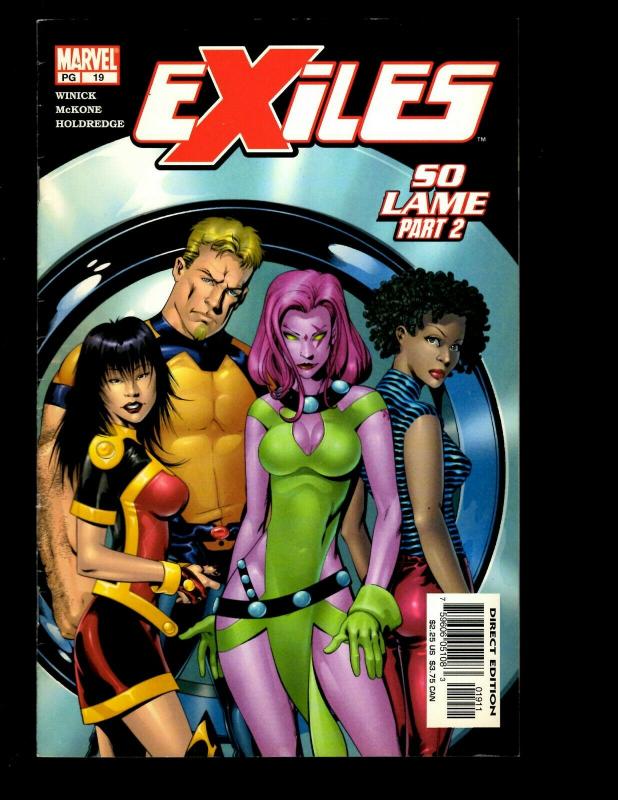 Lot Of 12 Exiles Marvel Comics # 15 16 17 18 19 20 21 22 23 24 25 26 X-Men EK10 