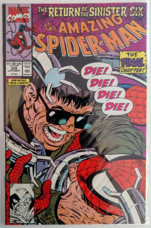 The Amazing Spider-Man #339 (VF+)(1990)
