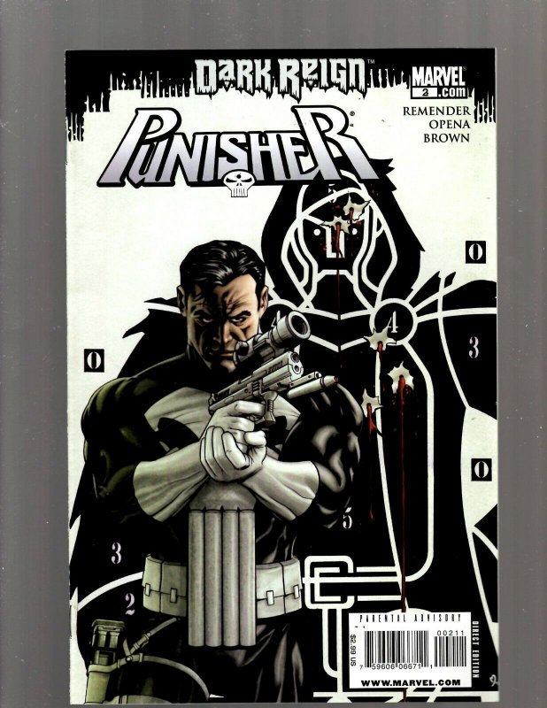 Lot Of 12 Punisher Marvel Comic Books # 1 2 3 4 5 6 7 8 9 10 11 12 SpiderMan RP4