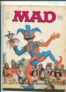 MAD #114 (4.0) JESTER COVER 1967
