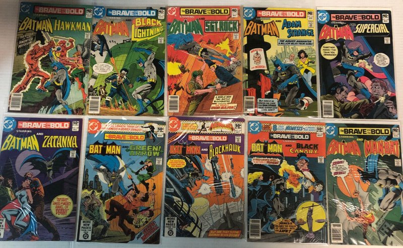the brave and the bold (1975)# 160-200 + Special (F-VF) Complete Set | DC Comics