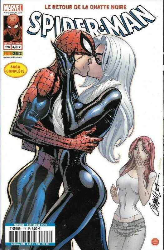 Amazing Spider-Man #606 #607 FRENCH EDITION Classic J.Scott Campbell Black Cat 