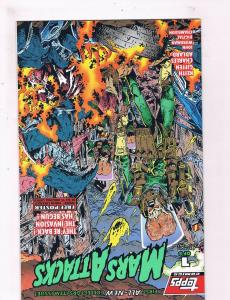 Mars Attacks # 1 VF/NM Topps Comic Books Len Brown Keith Giffen Dave Simons! SW7