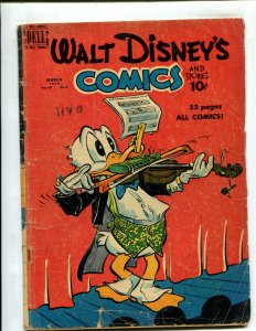 WALT DISNEY'S COMICS #6 (3.0) FEATURING DONALD DUCK!