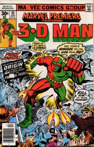 Marvel Premiere #35 (1977) 3-D Man [Key Issue]