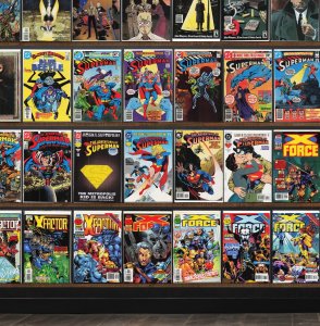 Huge Lot 140+ Comics with X-Force, X-Factor, Superman & More!