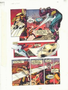 National Comics #1 p.16 Color Guide Art - Flash Jay Garrick by John Kalisz